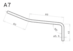 Hovedbilde Wilkinson VS100 tremolo arm - krom