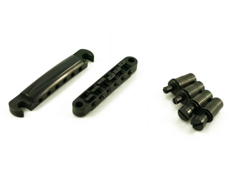 Komplett stolsystem for Les Paul - svart