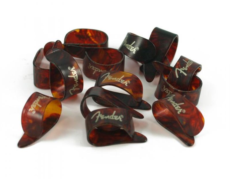 Fender® tommelplekter 3 pk - medium