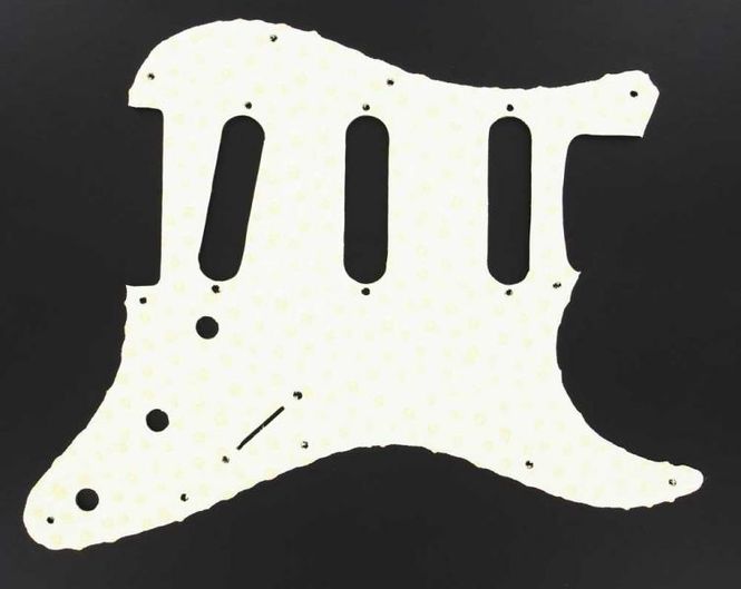 Hovedbilde Stratocaster SSS - SynSkin struts- hvit