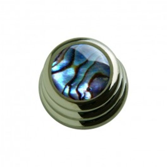 Hovedbilde Ringo knob - svart - abalone