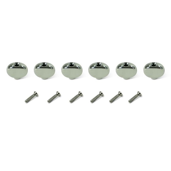 Hovedbilde Kluson Revolution Oval Button Set - Krom