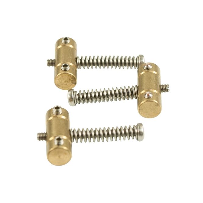 Hovedbilde Vibramate Slottet Telecaster Saddle Set -Brass - Dual Access
